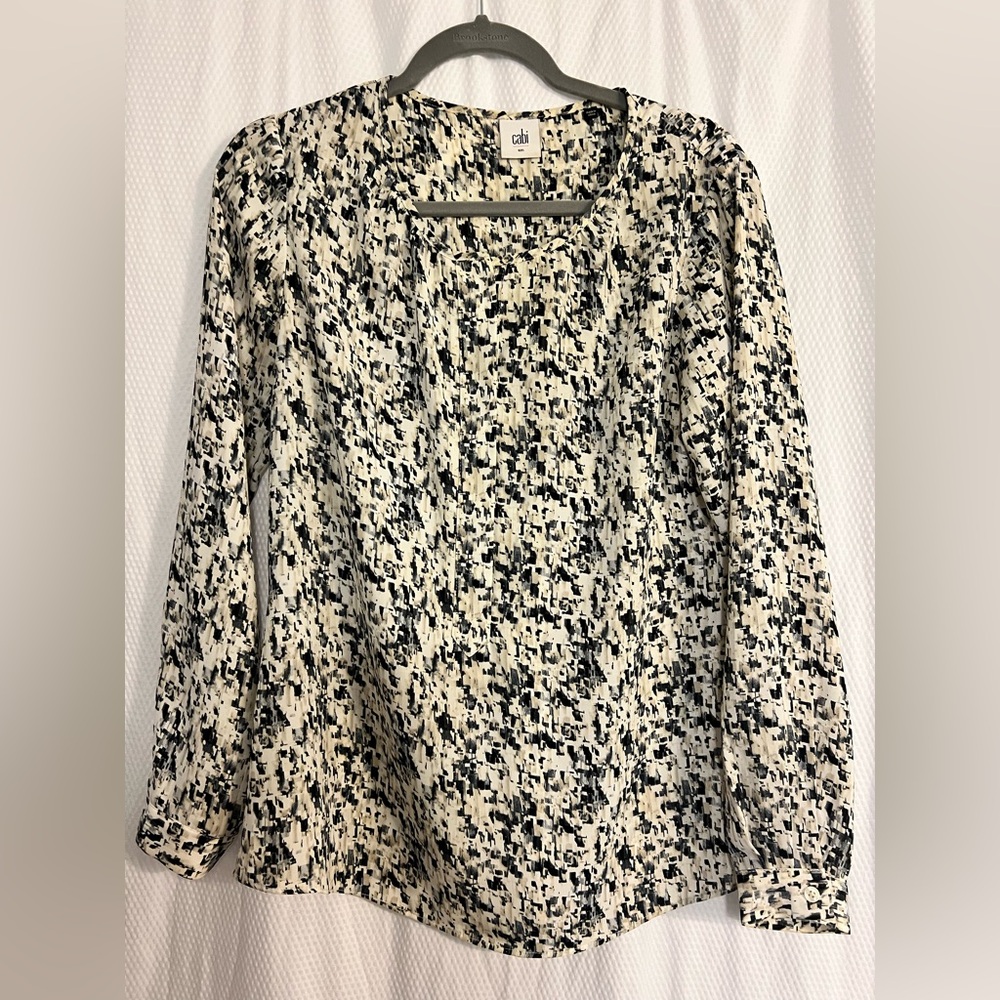 Cabi Shatter Popover Blouse #3094 Women’s Small